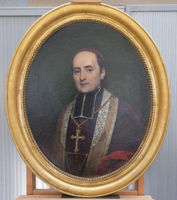 Portrait de Mgr Sibour après restauration